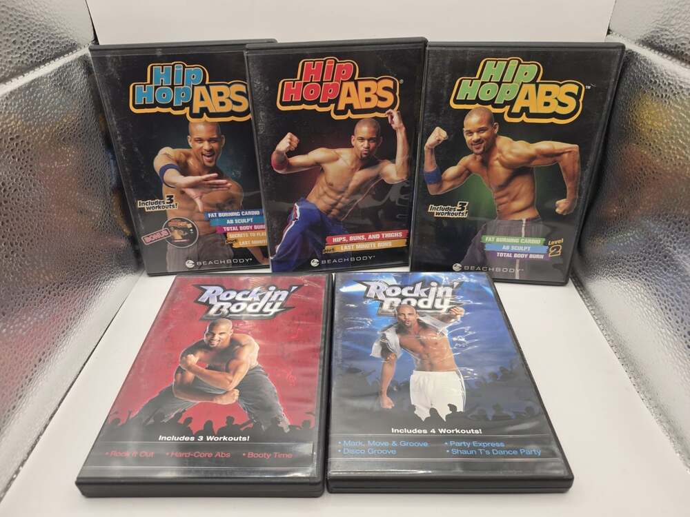 Hip Hop Abs Rockin Body Dvd Lot Workout Exercise Video